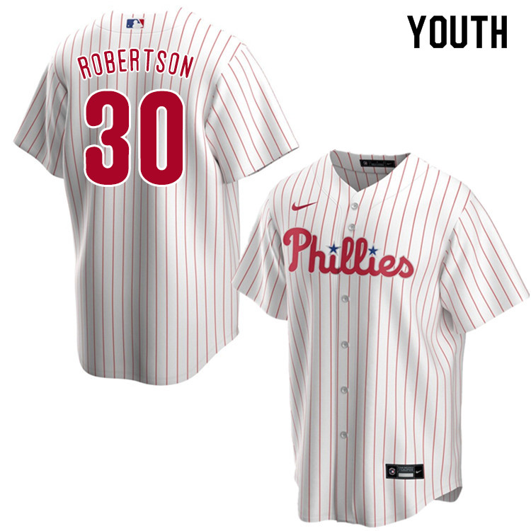Nike Youth #30 David Robertson Philadelphia Phillies Baseball Jerseys Sale-White